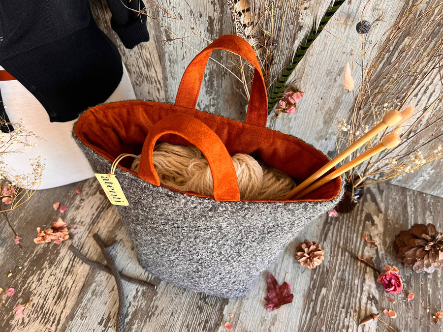 Atenti Tote Bags Atenti - Charlie Hope Knitting and Crochet Project Bag joeriaknits