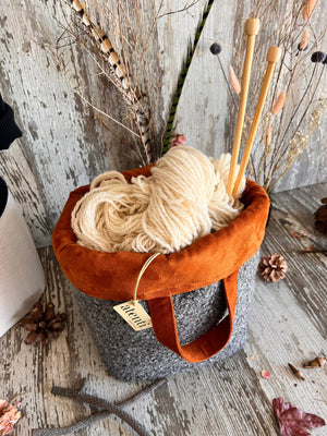 Atenti Tote Bags Atenti - Charlie Hope Knitting and Crochet Project Bag joeriaknits