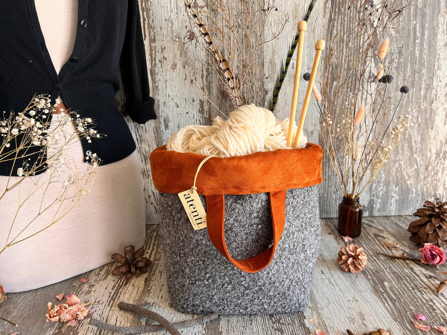 Atenti Tote Bags Atenti - Charlie Hope Knitting and Crochet Project Bag joeriaknits
