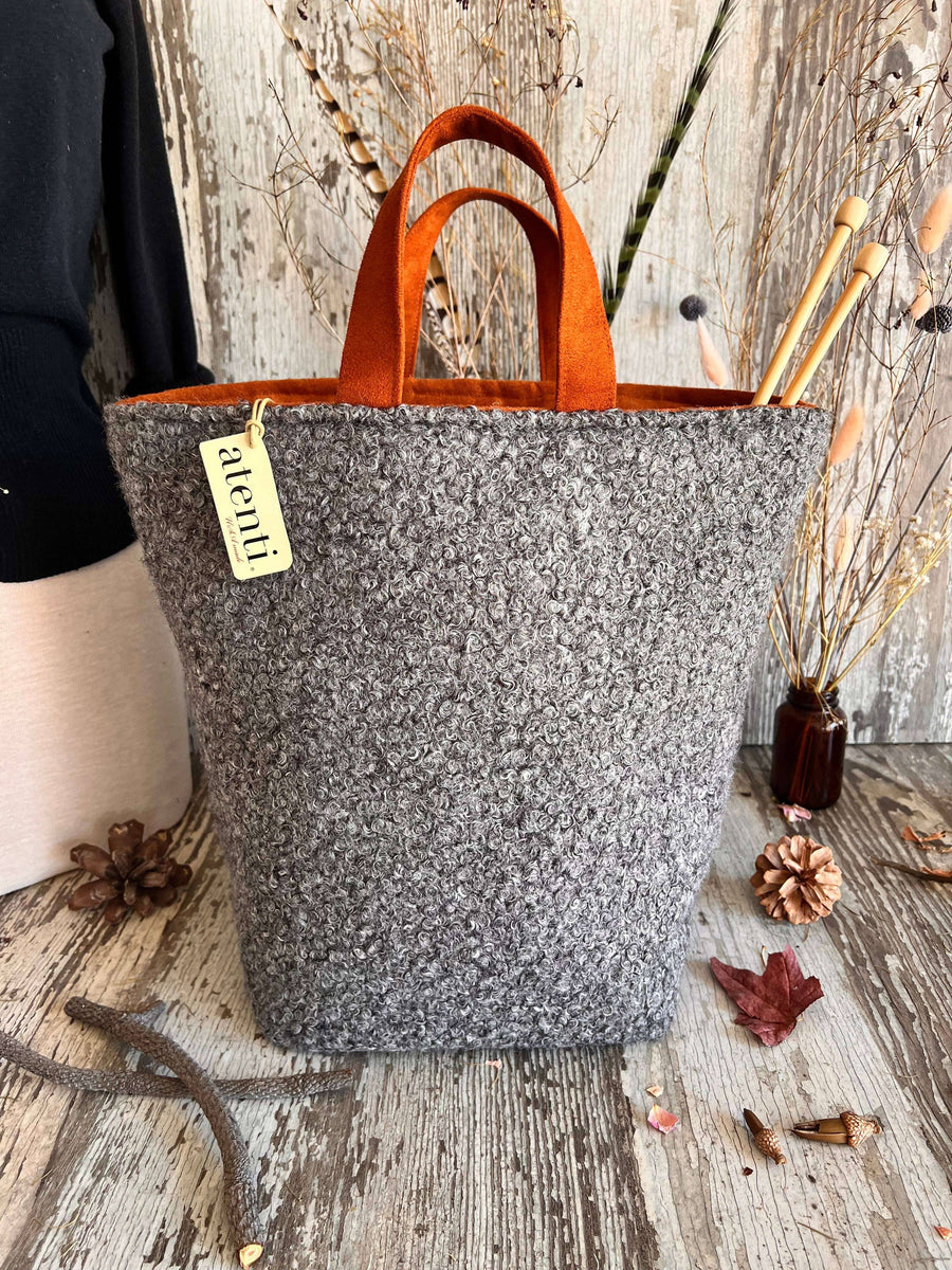Atenti Tote Bags Atenti - Charlie Hope Knitting and Crochet Project Bag joeriaknits