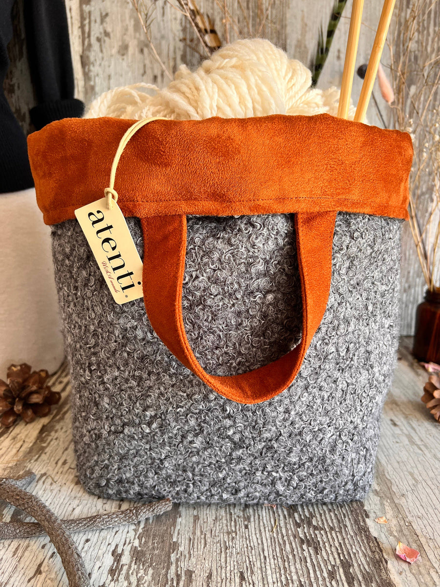 Atenti Tote Bags Atenti - Charlie Hope Knitting and Crochet Project Bag joeriaknits
