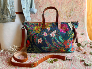 Atenti Tote Bags Atenti - Flora Buddy Carryall Tote Bag joeriaknits