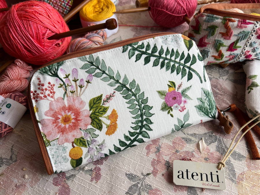 Atenti Crochet Hook Storage Atenti Florence Needle, Hook, and Tool Case joeriaknits
