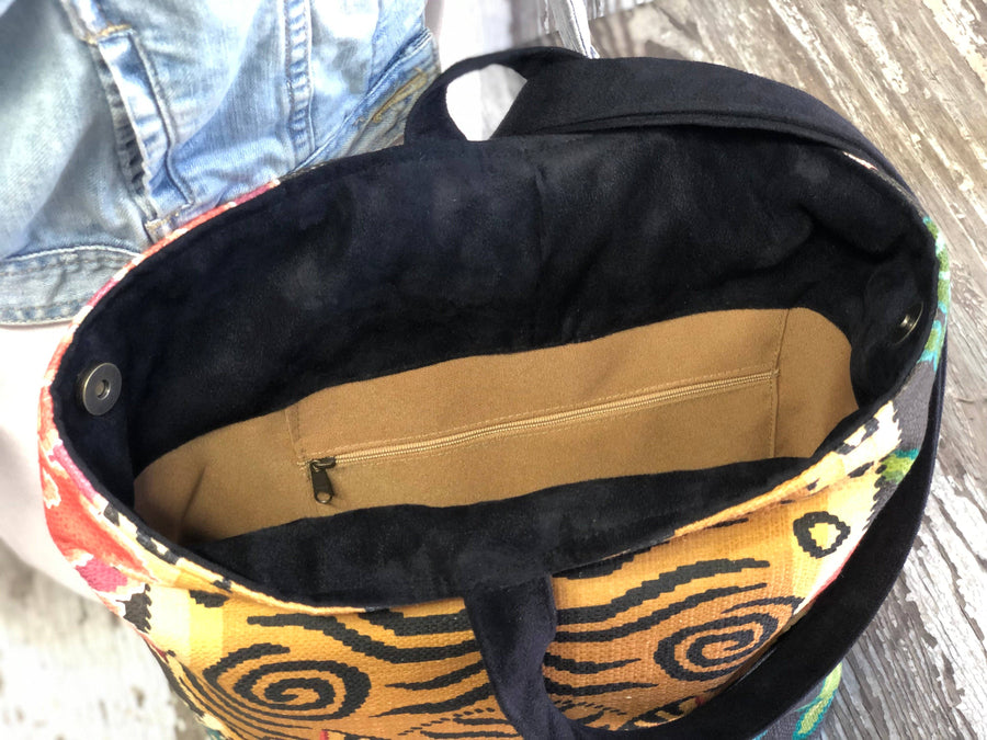 Atenti Tote Bags Atenti - Le Tigre Backsac joeriaknits