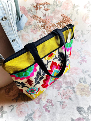 Atenti Tote Bags Atenti Santa Maria Satchel Tote Bag joeriaknits