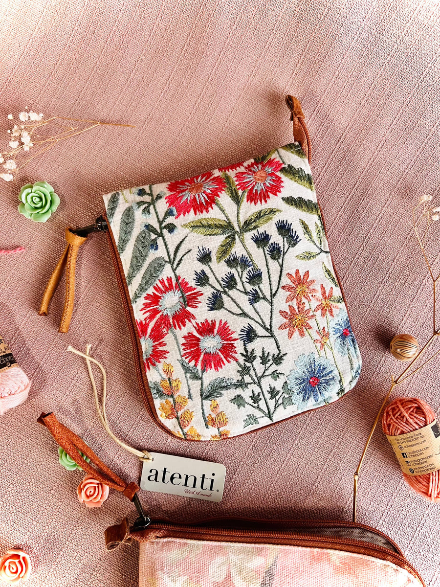 Atenti Knitting Needle Storage Atenti - Wildflower Circular Knitting Needle Case joeriaknits