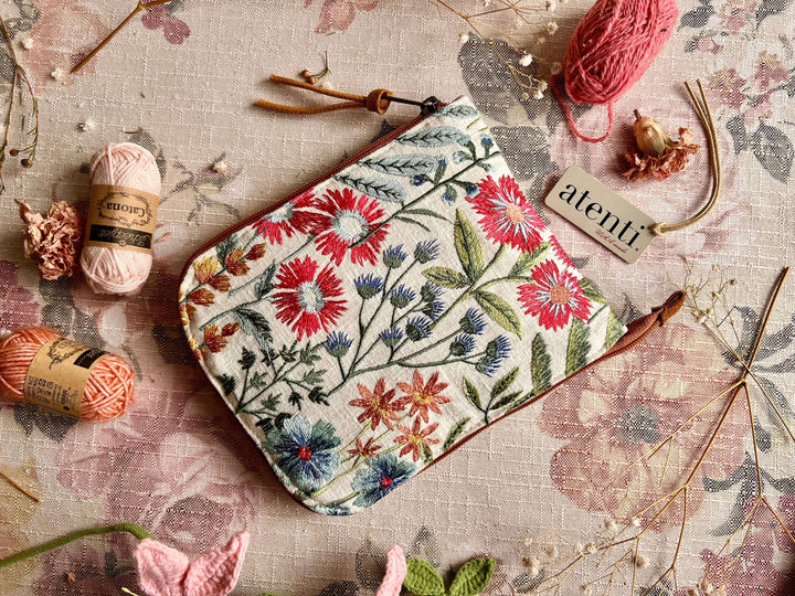 Atenti Knitting Needle Storage Atenti - Wildflower Circular Knitting Needle Case joeriaknits