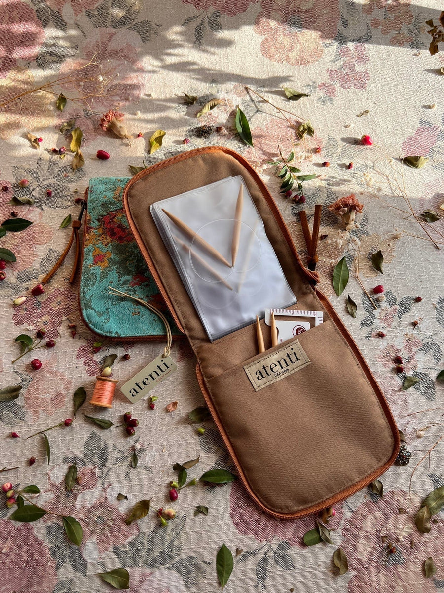 Atenti Knitting Needle Storage Atenti - Wildflower Circular Knitting Needle Case joeriaknits