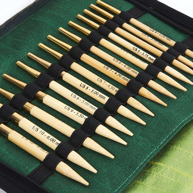 Bamboo Deluxe Special Interchangeable Knitting Needle Set