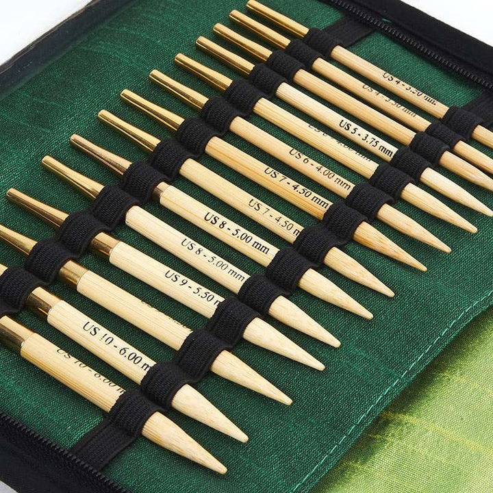 Knitter's Pride Knitting Needle Sets Bamboo Deluxe Special Interchangeable Knitting Needle Set joeriaknits