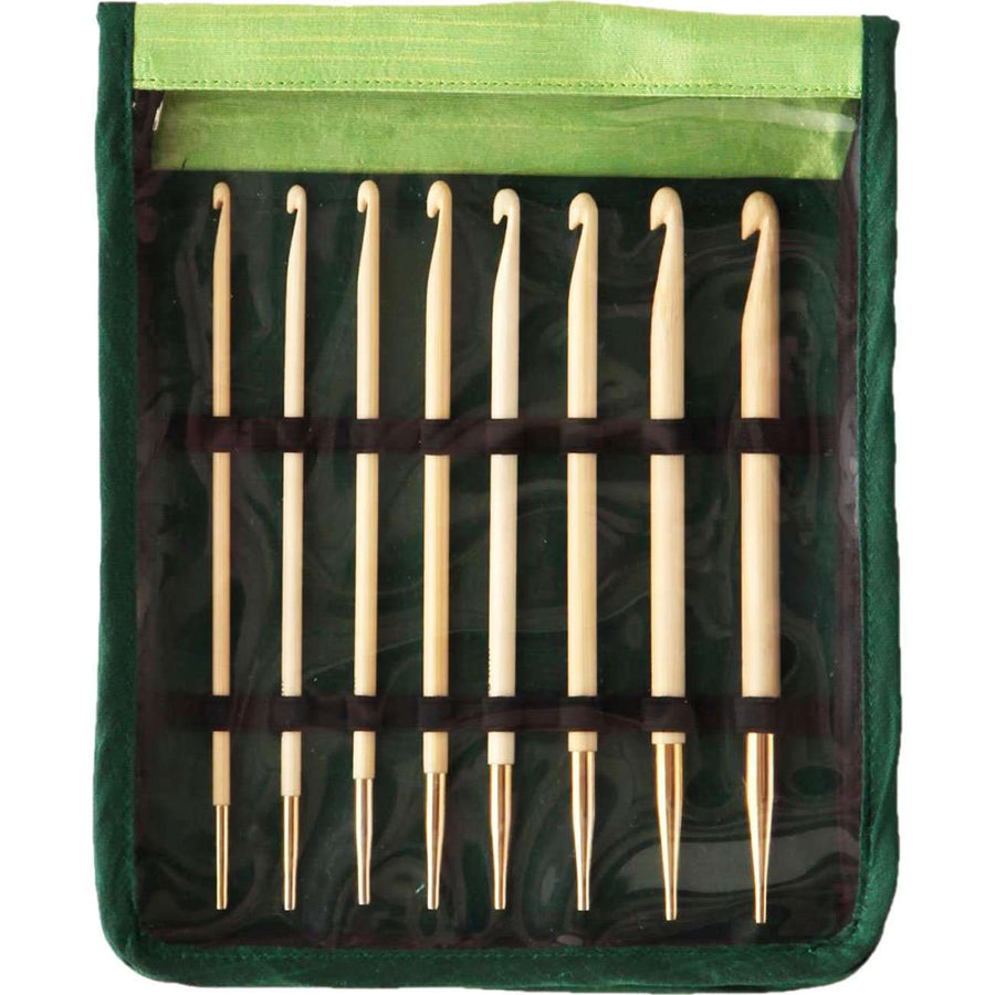 Knitter's Pride Crochet Hook Set Bamboo Interchangeable Tunisian Crochet Hook Set joeriaknits