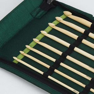 Bamboo Interchangeable Tunisian Crochet Hook Set