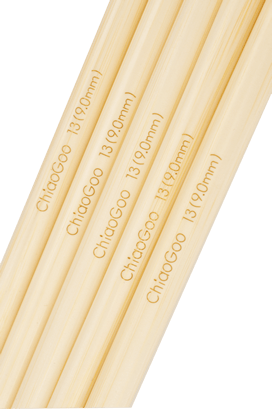 ChiaoGoo Double Pointed Needles ChiaoGoo Bamboo Double Pointed Knitting Needles-15 cm (6") joeriaknits