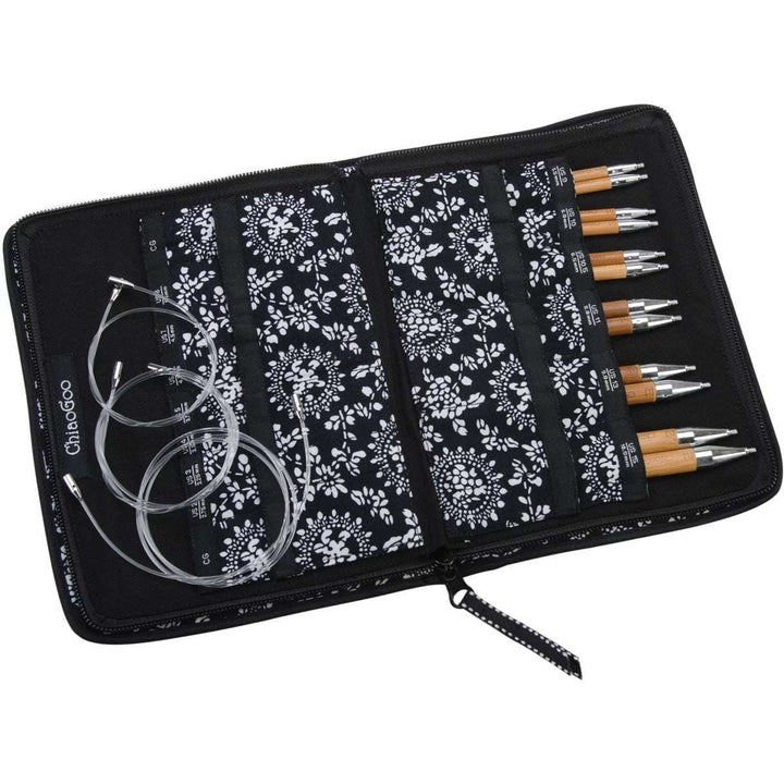 ChiaoGoo Knitting Needle Sets Large Set Tips ChiaoGoo Bamboo SPIN Interchangeable 5" (13cm) Needle Sets joeriaknits
