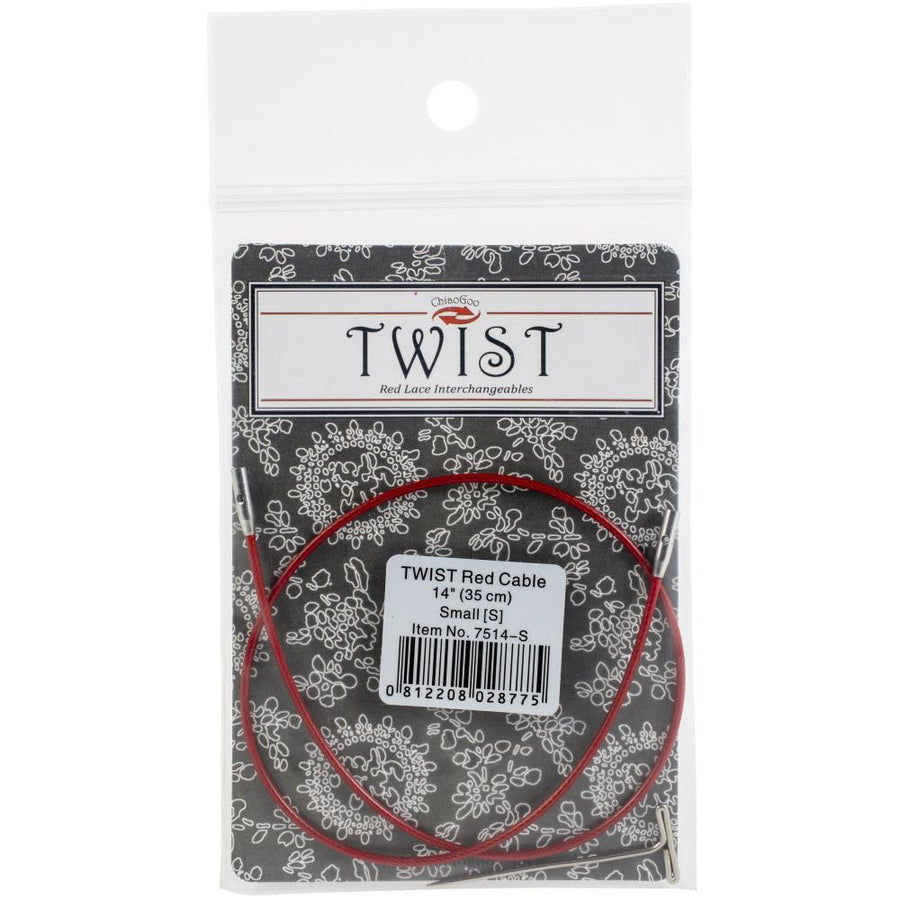 ChiaoGoo Twist Red Cables - Small