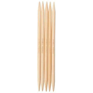 Chiaogoo Double Pointed Needles - Bamboo, Natural 15 cm-6 inch