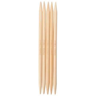 Chiaogoo Double Pointed Needles - Bamboo, Natural 15 cm-6 inch