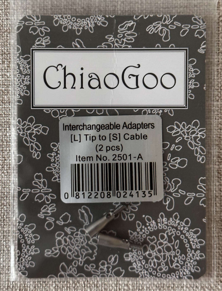 ChiaoGoo Circular Needles CHI-2501-A ChiaoGoo Interchangeable Tip Adapters joeriaknits