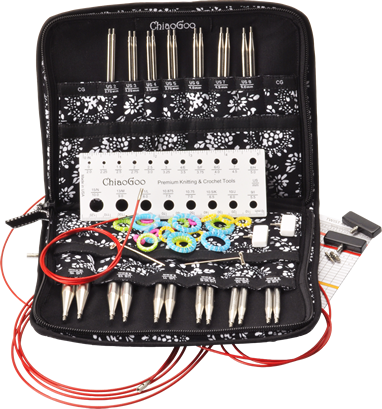 ChiaoGoo TWIST Red Lace Interchangeable 4" (10cm) Needle Sets