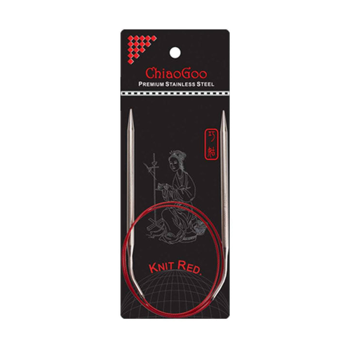 ChiaoGoo Circular Needles ChiaoGoo Knit RED Circular Knitting Needles 30 cm (12") joeriaknits