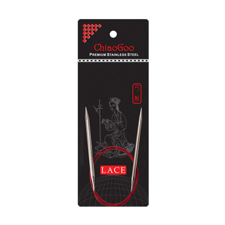 ChiaoGoo Circular Needles ChiaoGoo Red Lace Circular Knitting Needles 60 cm (24") joeriaknits