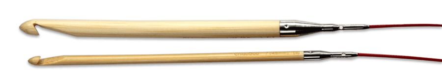 ChiaoGoo Crochet Hook Set ChiaoGoo T-Spin Bamboo Tunisian Crochet Hook Set joeriaknits