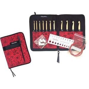 ChiaoGoo Crochet Hook Set ChiaoGoo T-Spin Bamboo Tunisian Crochet Hook Set joeriaknits