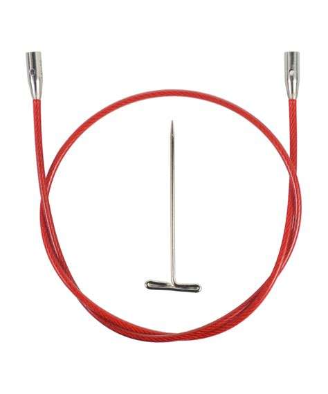 ChiaoGoo Circular Needles ChiaoGoo Twist Red Interchangeable Cables - Large joeriaknits