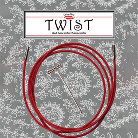 ChiaoGoo Circular Needles ChiaoGoo Twist Red Interchangeable Cables - Small joeriaknits