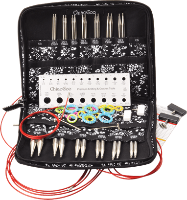 ChiaoGoo Knitting Needle Sets ChiaoGoo TWIST Red Lace Interchangeable 5" (13cm) Needle Sets joeriaknits