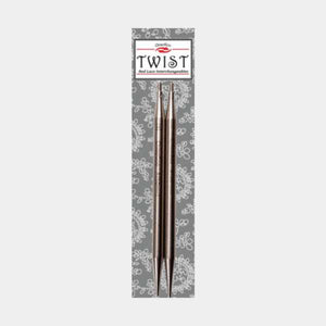 ChiaoGoo Circular Needles ChiaoGoo Twist Shortie Lace Interchangeable Tips 3 in. (7.6cm) joeriaknits