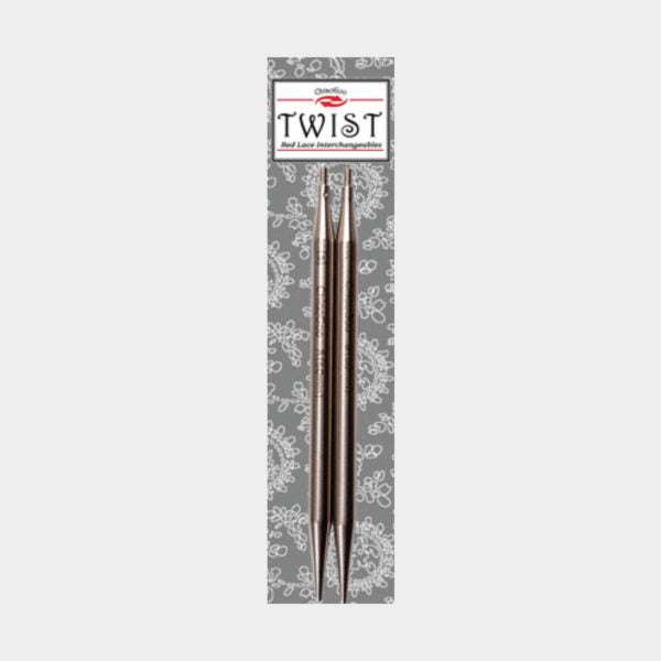 ChiaoGoo Circular Needles ChiaoGoo Twist Shortie Lace Interchangeable Tips 3 in. (7.6cm) joeriaknits