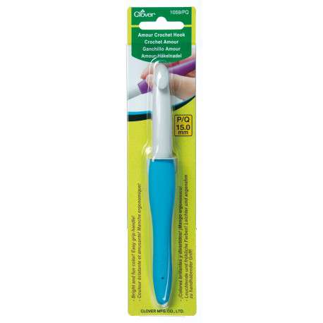 Clover Crochet Hooks 15.0mm-P/Q Clover Amour Crochet Hooks, Large Chunky Sizes joeriaknits
