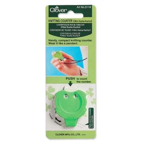Clover Knitting Notions Clover Mini Knitting Row Counter joeriaknits