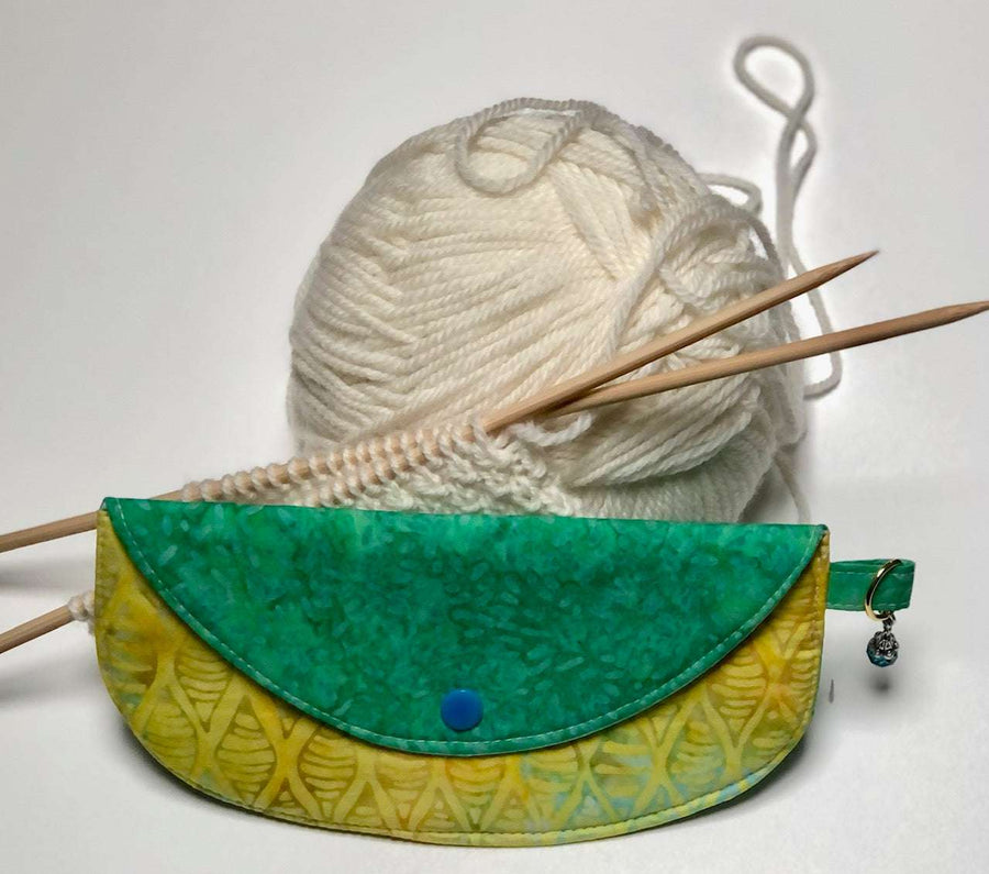 Joeriaknits Travel Pouches Green Batik Clutch Storage: Handcrafted joeriaknits