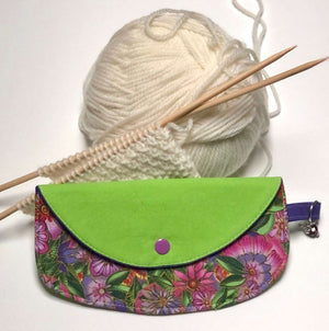 Joeriaknits Travel Pouches Green Garden Clutch Storage: Handcrafted joeriaknits