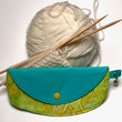Load image into Gallery viewer, Joeriaknits Travel Pouches Turquoise Batik Clutch Storage: Handcrafted joeriaknits
