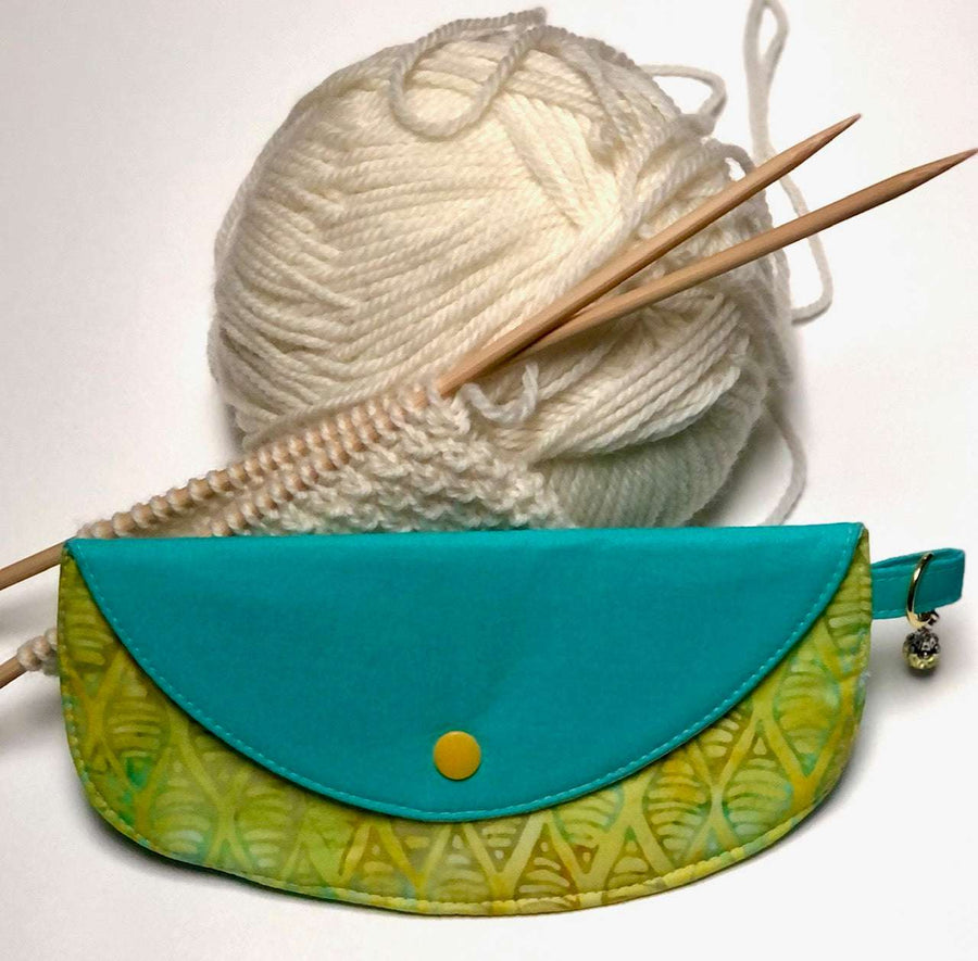 Joeriaknits Travel Pouches Turquoise Batik Clutch Storage: Handcrafted joeriaknits
