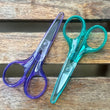 Load image into Gallery viewer, Temu Knitting Notions Compact Scissors with Blade Cover joeriaknits
