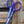 Load image into Gallery viewer, Temu Knitting Notions Purple - Curved Compact Scissors with Blade Cover joeriaknits
