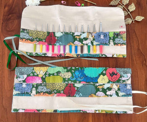 JOERIA KNITS Crochet Hook Storage Crochet Hook Storage Wraps joeriaknits