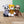 Load image into Gallery viewer, Crocheted raccoon, tiger, and sloth toys.
