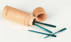 Darning Needles in Beechwood Container, 4pc.- Mindful Collection