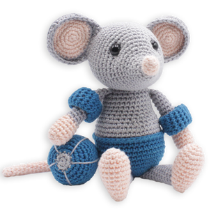 Hardicraft - DIY Crochet Kit - Eddy Mouse