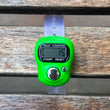 Load image into Gallery viewer, Temu Knitting Notions Lime Green Electronic Row Counter joeriaknits
