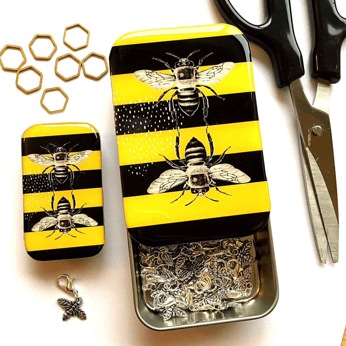 Notions Tin Firefly Notes - Bee