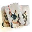Load image into Gallery viewer, Firefly Notes Notions Tin Large tin Firefly Notes - Boston Terrier Notions Tin joeriaknits
