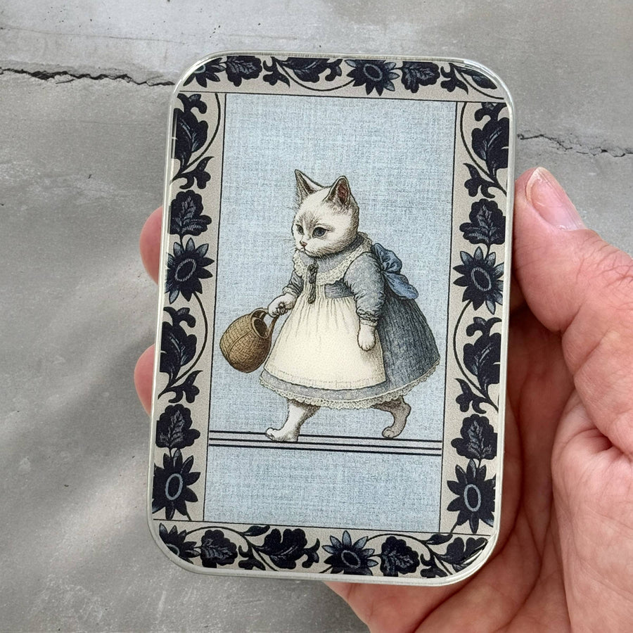 Firefly Notes Notions Tin Large Firefly Notes - Kitty Notions Tin joeriaknits