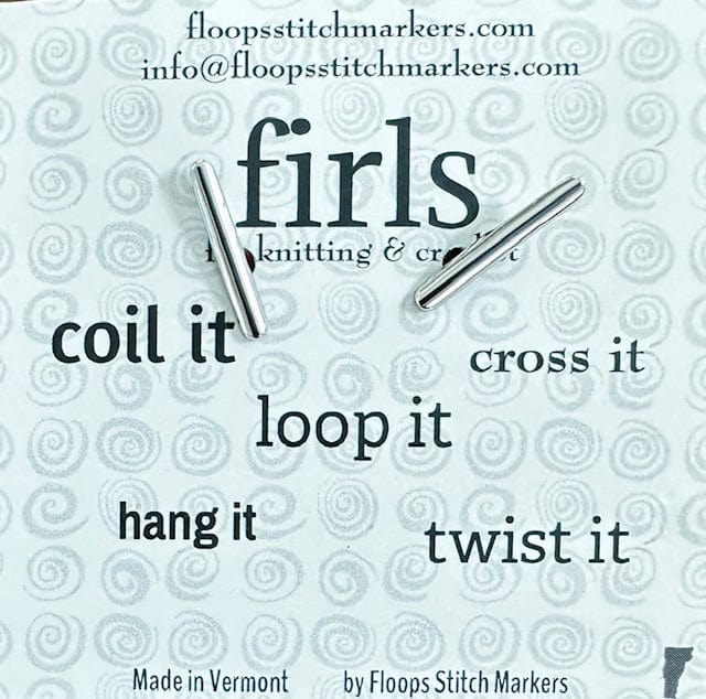 Floops Stitch Markers Multi-Coloured Floops Firls Flexible Stitch Markers (set of 6) joeriaknits