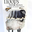 Load image into Gallery viewer, Floops stitch Markers Shades of Gray / Medium / Skinny Floops Stitch Markers joeriaknits
